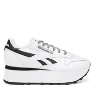 Sneakersy damskie - Sneakersy Reebok CLASSIC LEATHER TRIPLE LIFT 100209620 Biały - miniaturka - grafika 1