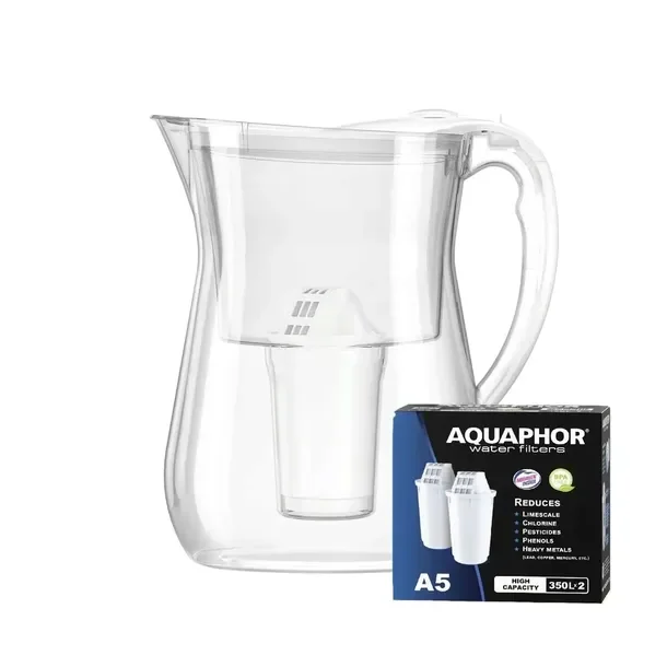 Dzbanek Aquaphor Lyon 3,8 l biały + 3 wkłady A5