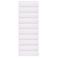 Ręczniki - vidaXL Ręczniczki, 10 szt., białe, 30x30 cm, 360 g/m², bawełna 100% - miniaturka - grafika 1