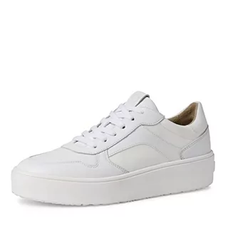 Sneakersy damskie - Tamaris Damskie sneakersy 1-1-23704-28, szerokie, rozmiar: EU, White Uni, 42 EU - grafika 1