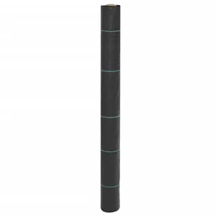 vidaXL Agrowłóknina antychwastowa, czarna, 1x25 m, PP - Agrowłókniny - miniaturka - grafika 1
