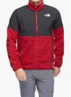 Bluzy sportowe męskie - Bluza rozpinana The North Face Glacier Heavyweight Full Zip Jacket - garnet red/asphalt grey - miniaturka - grafika 1