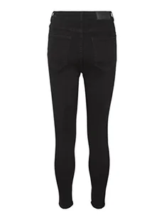 Noisy may NMBUDDY dżinsy damskie typu skinny fit, czarny denim, 27W / 32L - Spodnie damskie - miniaturka - grafika 1