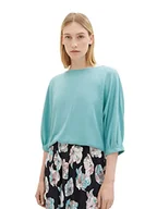 Koszulki i topy damskie - TOM TAILOR Damska koszulka z rękawem 3/4, 10426-letni morski, XXL - miniaturka - grafika 1