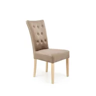 Krzesła - Krzesło Drewniane Vermont Dąb Miodowy / Beż Halmar - miniaturka - grafika 1