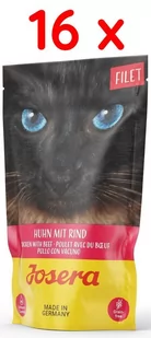 Josera Filet kurczak z wołowiną 16x70g 38652-uniw - Mokra karma dla kotów - miniaturka - grafika 1