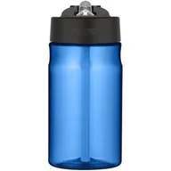 Akcesoria turystyczne - Thermos intak butelka na napoje z słomka  niebieski (355 ML) 101582 - miniaturka - grafika 1