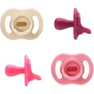 Smoczki uspokajające - Tommee Tippee Ultra Light Stay Put 6-18 m smoczek Girl 4 szt. - miniaturka - grafika 1