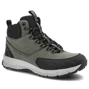 Zielone Trekkingi Big Star Damskie Buty Sportowe - Botki damskie - miniaturka - grafika 1