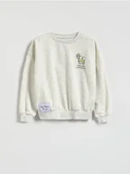 Bluzy dla dziewczynek - Reserved - Bluza Hello Kitty and Friends - złamana biel - miniaturka - grafika 1