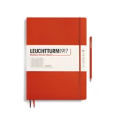 Notesy i bloczki - Notatnik Leuchtturm1917 Master Slim A4+, Linie, Fox Red - miniaturka - grafika 1