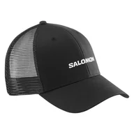 Czapki damskie - Czapka z daszkiem SALOMON CAP TRUCKER U LC2428900 – Czarny - miniaturka - grafika 1