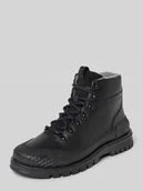 Botki męskie - Buty sznurowane z detalem z logo model ‘Nebrada’ - miniaturka - grafika 1