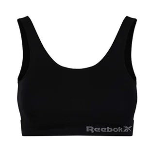 Reebok Damski top Kira bez szwu Czarny S U4_C9499_RBK_BK_S - Koszulki i topy damskie - miniaturka - grafika 1