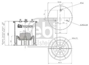 AIR SPRING WITH PLASTIC PISTON - Układ zawieszenia - akcesoria - miniaturka - grafika 1