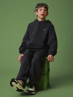 Bluzy dla chłopców - 4F Bluza dresowa loose z kapturem chłopięca - szara 158/164 (12-14 lat) - miniaturka - grafika 1