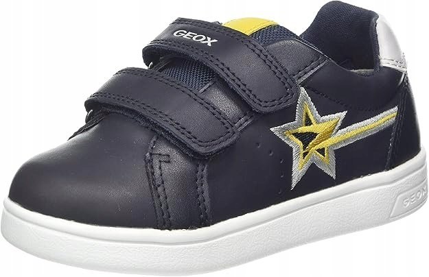 GEOX BUTY SPORTOWE GRANATOWE NA RZEPY DZIECIĘCE 24 1JLG