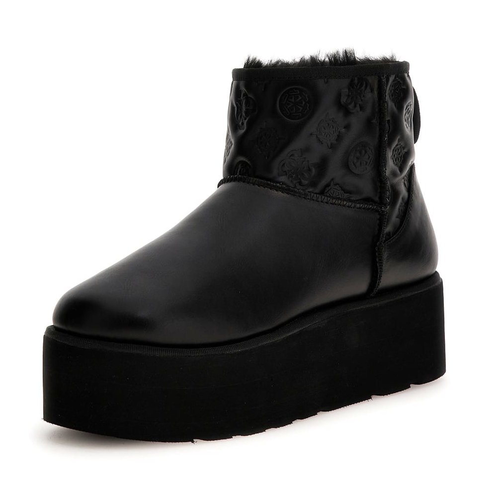 Guess Czarne Damskie Ocieplane Botki Na Jesień 39