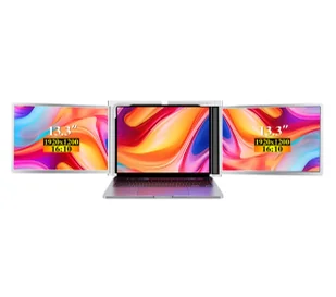 Extralink Smart Life S350 2-Screen 13,3" Full HD IPS 60Hz do laptopa 13,3" do 17,3" S350 - Monitory - miniaturka - grafika 1