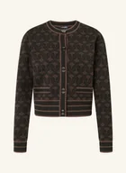 Swetry damskie - Joop! Kardigan Klodi braun - miniaturka - grafika 1