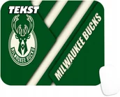 Podkładki pod mysz - PODKŁADKA POD MYSZKĘ Z MILWAUKEE BUCKS NBA PREZENT -TEKST -20X24 - miniaturka - grafika 1