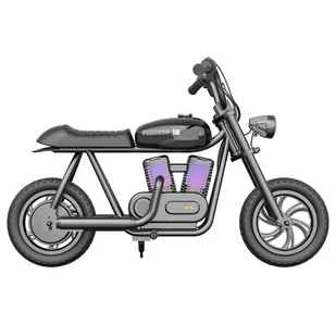 Motocykl elektryczny dla dzieci HYPER GOGO Pioneer 12 Plus, 21,9 V 5,2 Ah 160 W, opony 12'x3', 12 km - czarny - Motocykle - miniaturka - grafika 4