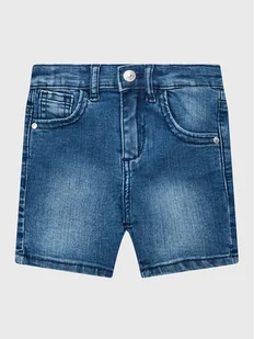 Guess Szorty jeansowe K0BD05 D4H20 Niebieski Regular Fit - Spodenki damskie - miniaturka - grafika 1
