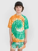 Koszulki dla chłopców - 4F T-shirt oversize tie-die chłopięcy - multikolor 122 (6-7 lat) - miniaturka - grafika 1