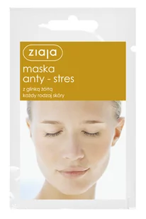 Ziaja Maska anty - stres z glinką żółtą do każdego rodzaju skóry 7ml - Maseczki do twarzy - miniaturka - grafika 1