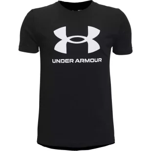 Koszulka chłopięca Under Armour Sportstyle Logo SS - Koszulki dla dziewczynek - miniaturka - grafika 1
