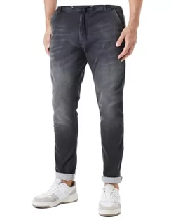 Spodenki męskie - Pepe Jeans Męskie spodnie Johnson, 000denim, 34W UK, Czarny (Denim-xe3), 34W - grafika 1