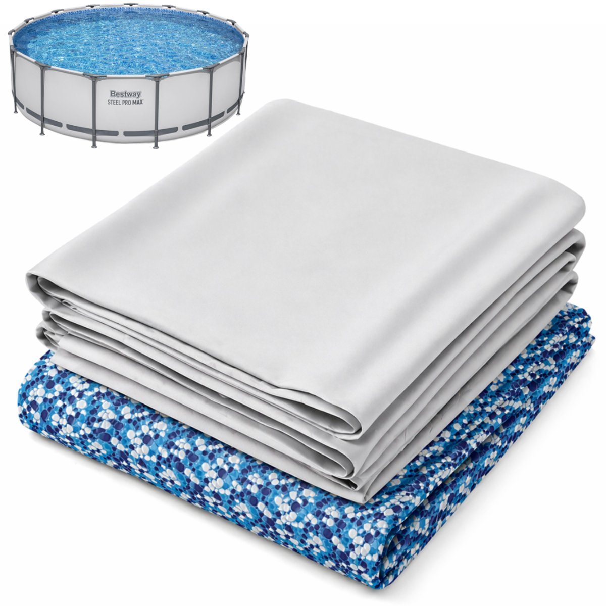 Bestway niecka wkład wewnętrzny basenowy poszycie do basenu  561ed 457x122