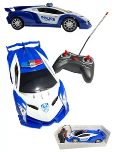 Sterowany Radiowóz Policja R/C Resory Światła 1:16 - Samochody i pojazdy dla dzieci - miniaturka - grafika 1