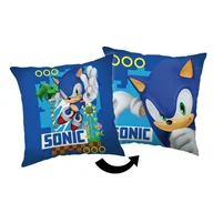 Kołdry i poduszki dla dzieci - Jerry Fabrics Poduszka Sonic, 40 x 40 cm - miniaturka - grafika 1