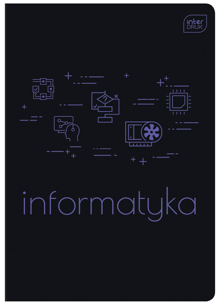 ZESZYT A5 INFORMATYKA 60 KARTEK KRATKA HYBRID INTERDRUK