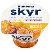 Kefiry, jogurty, maślanki - Bakoma Skyr Jogurt typu islandzkiego mango-marakuja 150 g - miniaturka - grafika 1