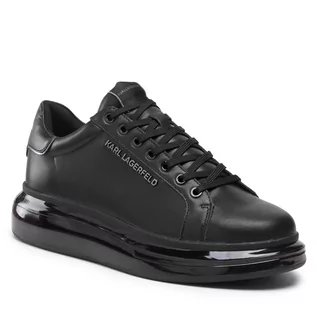 Sneakersy damskie - Sneakersy KARL LAGERFELD - KL52625 Black Lthr/Mono - grafika 1