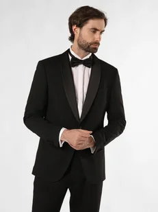 Strellson Męska kurtka modułowa - Almir2 Mężczyźni Slim Fit czarny jednolity, 24 - Marynarki męskie - miniaturka - grafika 1