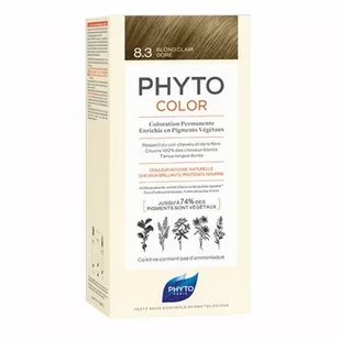Phyto ALES GROUPE Color Trwała koloryzacja włosów 8.3 Jasny złoty blond 100 ml - Farby do włosów i szampony koloryzujące - miniaturka - grafika 1