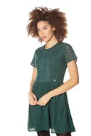 Sukienki - Sukienka damska Superdry Ella Lace koronkowa zielona-M - miniaturka - grafika 1