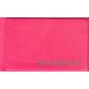 Biurfol Okładka na dokumenty małe pink - Szkolne artykuły papiernicze - miniaturka - grafika 1