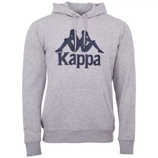 Kappa, Bluza męska z kapturem Taino Regular Fit, 705322-18M, Rozmiar L, Szara - Bluzy męskie - miniaturka - grafika 1