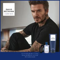 Zestawy perfum męskich - David Beckham Classic Blue Zestaw Prezentowy dla Mężczyzn Żel pod Prysznic + Woda Toaletowa + Bransoletka - miniaturka - grafika 1