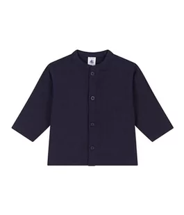 Petit Bateau A08S3 Koszulka z długim rękawem, Smoking Blue, 12 miesięcy dla niemowląt, Smoking niebieski, 12 miesięcy - Bluzki dla niemowląt - miniaturka - grafika 1