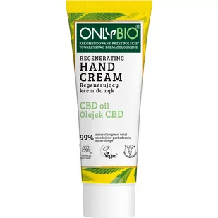 Bio ONLY ONLY ECO ONLY Regenerujący krem do rąk CBD Oil TUBA 75 ml 21274 - Kremy i maski do rąk - miniaturka - grafika 1