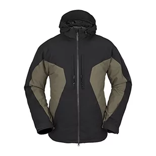 Volcom Męska kurtka Quad Angle, 2 l, Tds Jacket, ciemny teak, M, Ciemny teak, M - Kurtki męskie - miniaturka - grafika 1
