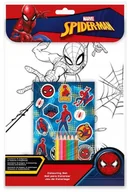 Kolorowanki, wyklejanki - kolorowanka naklejki zestaw kreatywny SPIDERMAN - miniaturka - grafika 1
