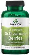 Suplementy naturalne - Swanson Schizandra Cytryniec Chiński 525 mg 90 kapsułek (SW1347) - miniaturka - grafika 1