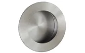 Zawiasy, okucia i inne akcesoria - Uchwyt do drzwi przesuwnych wpuszczany okrągły FH201-50 (fi 50 mm), stal nierdzewna - miniaturka - grafika 1