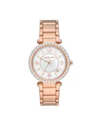 Zegarki damskie - Michael Kors watch mk4695, różowe złoto - miniaturka - grafika 1